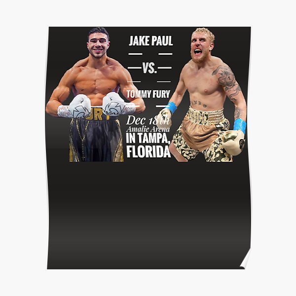 Jake Paul vs Tommy Fury  Poster RB1306 product Offical jake paul Merch