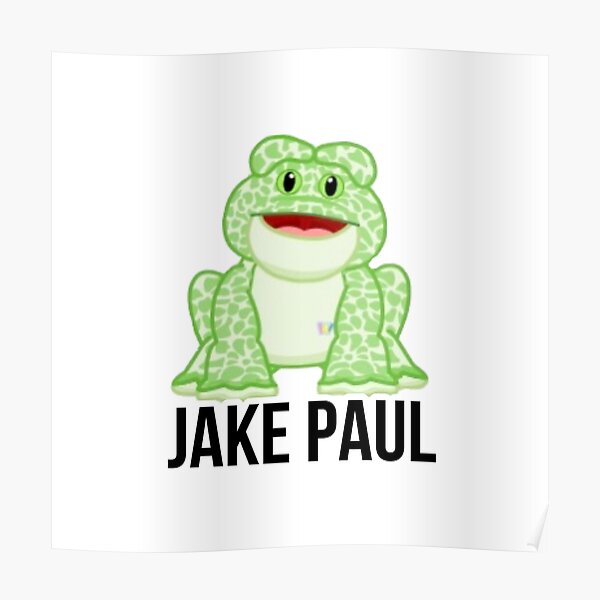 Webkinz frog Jake Paul  Poster RB1306 product Offical jake paul Merch