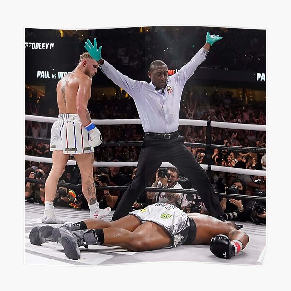 Jake Paul vs Tyron Woodley Poster RB1306 product Offical jake paul Merch