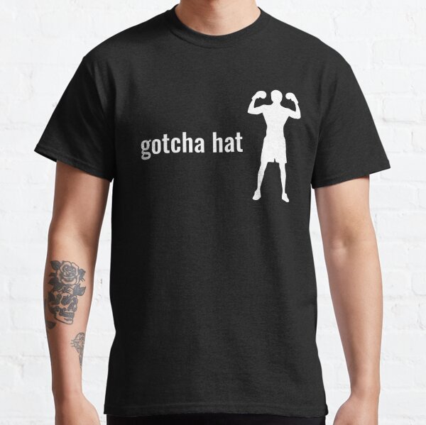 Gotcha Hat - Jake Paul phrase in white text with boxer silhouette Classic T-Shirt RB1306 product Offical jake paul Merch
