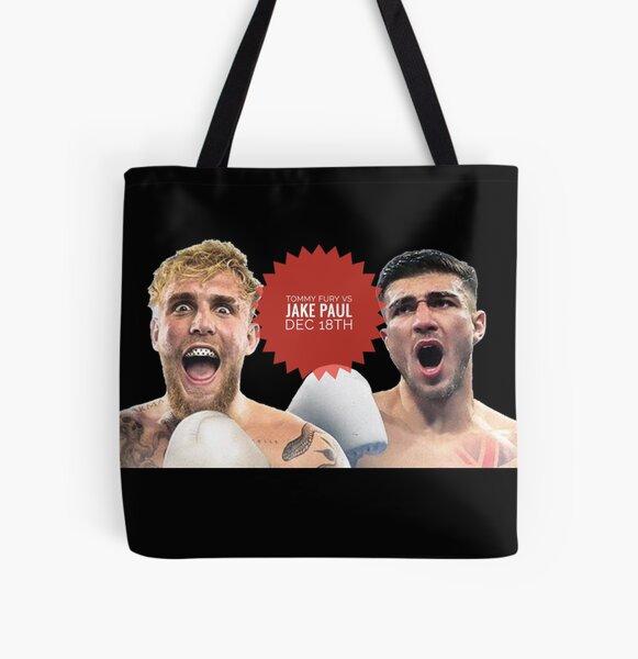 Jake Paul vs Tommy Fury All Over Print Tote Bag RB1306 product Offical jake paul Merch