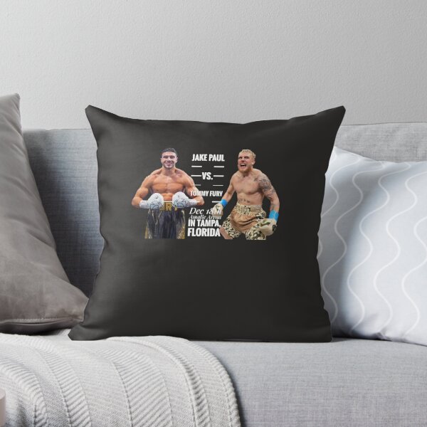 Jake Paul vs Tommy Fury  Throw Pillow RB1306 product Offical jake paul Merch