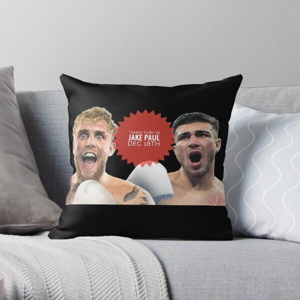 Jake Paul vs Tommy Fury Throw Pillow RB1306 product Offical jake paul Merch